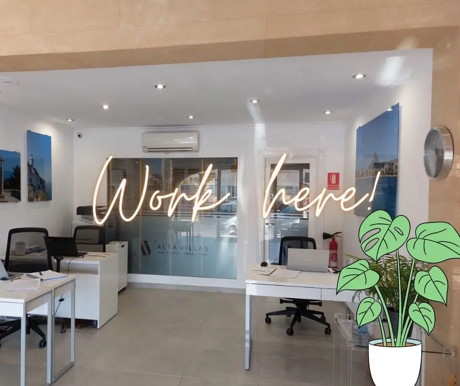 We are hiring! Job vacancy in Javea